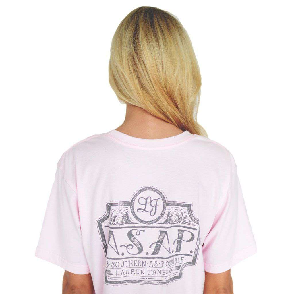 As Southern As Possible Tee in Pink by Lauren James - Country Club Prep
