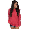 ASAP Long Sleeve Tee in Burnt Red by Lauren James - Country Club Prep