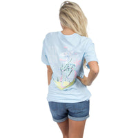 Beach Cruisin Tee in Light Blue by Lauren James - Country Club Prep