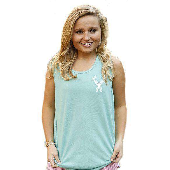 Beach Days Are The Best Days Tank in Island Paradise Green by Jadelynn Brooke - Country Club Prep