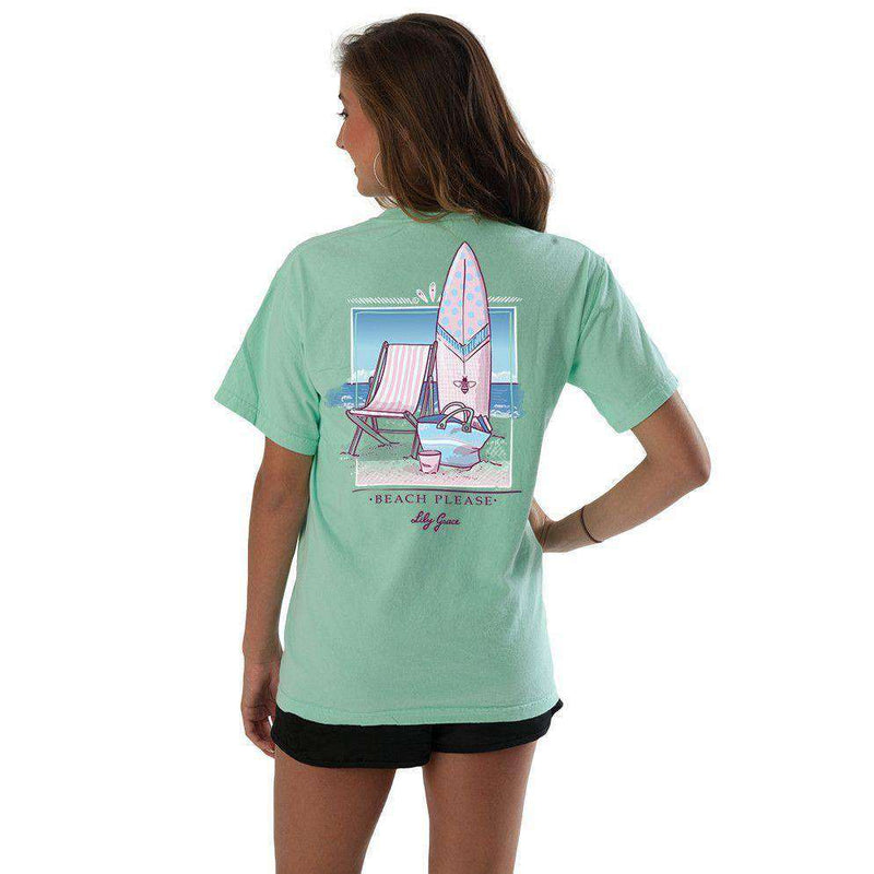 Beach Please Tee in Island Reef  by Lily Grace - Country Club Prep