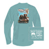 Bella & Bo Long Sleeve Tee Shirt in Seafoam by Southern Fried Cotton - Country Club Prep