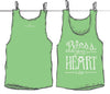 Bless Your Heart Tank Top in Stem Green by Lauren James - Country Club Prep