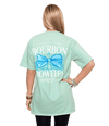 Bourbon & Bow Ties Tee in Herbal  Mist by The Southern Shirt Co. - Country Club Prep