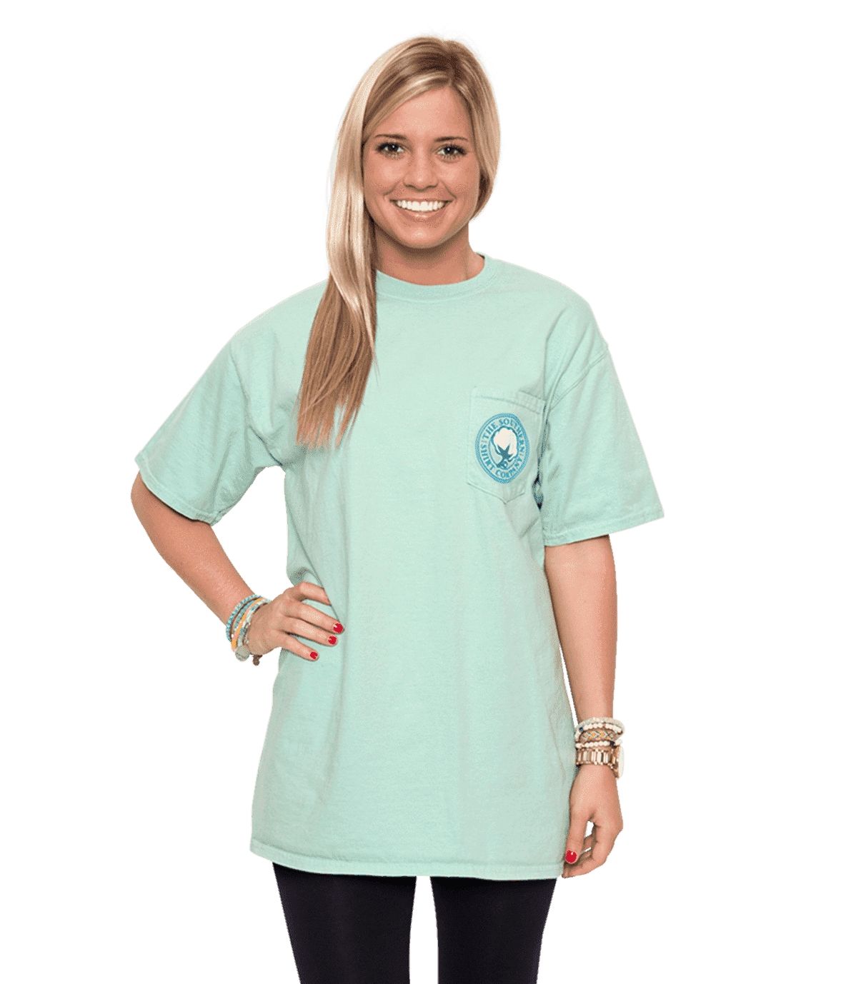 Bourbon & Bow Ties Tee in Herbal  Mist by The Southern Shirt Co. - Country Club Prep