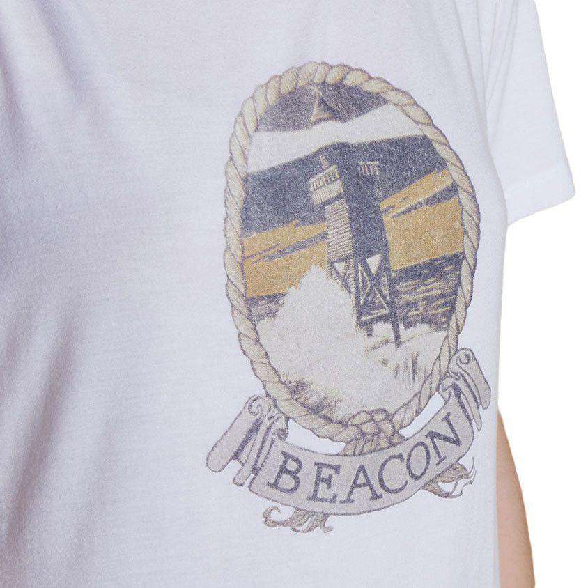 Bowline T-Shirt in White by Barbour - Country Club Prep