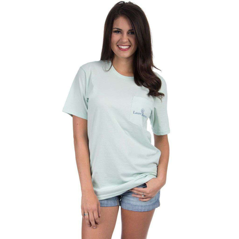 Can Knot Wait Tee in Mint by Lauren James - Country Club Prep