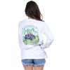 Classic Southern Charm Long Sleeve in White by Lauren James - Country Club Prep