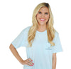 Come Sail Away Tee in Blue by Lauren James - Country Club Prep
