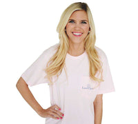 Come Sail Away Tee in Pink by Lauren James - Country Club Prep