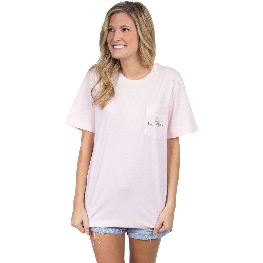 Derby All Day Tee in Pink by Lauren James - Country Club Prep