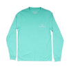 Dress Up Touchdowns Long Sleeve Tee Shirt in Seafoam by Lauren James - Country Club Prep