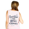 East Coast Is The Best Coast Tank in Blossom by Jadelynn Brooke - Country Club Prep