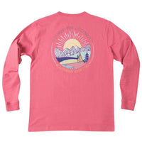 Escape the Ordinary Long Sleeve Tee in Rapture Rose by The Southern Shirt Co. - Country Club Prep