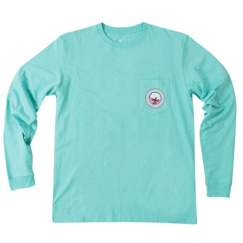 Escape the Ordinary Long Sleeve Tee in Turquoise by The Southern Shirt Co. - Country Club Prep