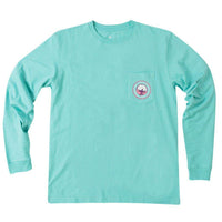 Escape the Ordinary Long Sleeve Tee in Turquoise by The Southern Shirt Co. - Country Club Prep