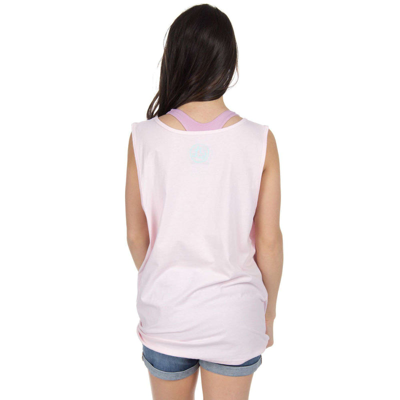 Florida Lovely State Pocket Tank Top in Pink by Lauren James - Country Club Prep