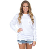 Florida Southern Sun Long Sleeve Tee in White by Lauren James - Country Club Prep