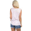 Georgia Lovely State Pocket Tank Top in Pink by Lauren James - Country Club Prep