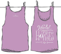 Hold Your Horses Tank Top in Lavender by Lauren James - Country Club Prep