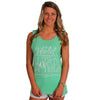 Hold Your Horses Tank Top in Stem Green by Lauren James - Country Club Prep