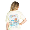 I'd Rather Be at the Beach Pocket Tee in Yellow by Lauren James - Country Club Prep