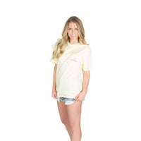 I'd Rather Be at the Beach Pocket Tee in Yellow by Lauren James - Country Club Prep