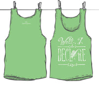 I Do Declare Tank Top in Strem Green by Lauren James - Country Club Prep