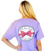 I'm a Seersucker for a Boy in a Bow Tie Tee in Lavender by Lauren James - Country Club Prep