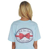 I'm a Seersucker for a Boy in a Bow Tie Tee in Light Blue by Lauren James - Country Club Prep