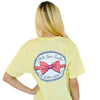 I'm a Seersucker for a Boy in a Bow Tie Tee in Yellow by Lauren James - Country Club Prep