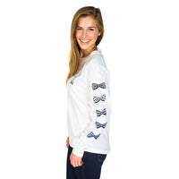 Keeping it Classy Longsleeve Tee Shirt in White by Jadelynn Brooke - Country Club Prep