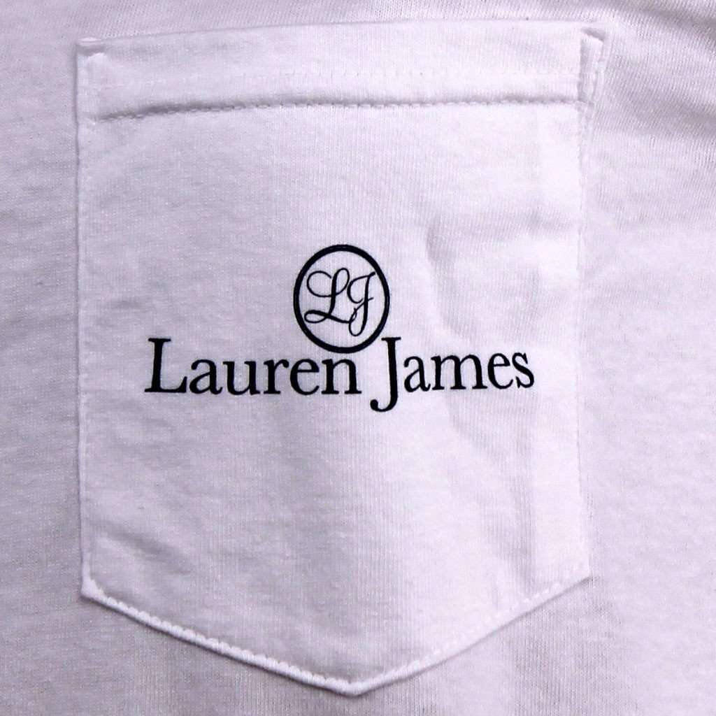 Kentucky Pride Long Sleeve Tee in White by Lauren James - Country Club Prep