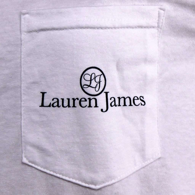 Kentucky Pride Long Sleeve Tee in White by Lauren James - Country Club Prep