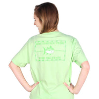 Ladies Original Skipjack Tee Shirt in Lime by Southern Tide - Country Club Prep