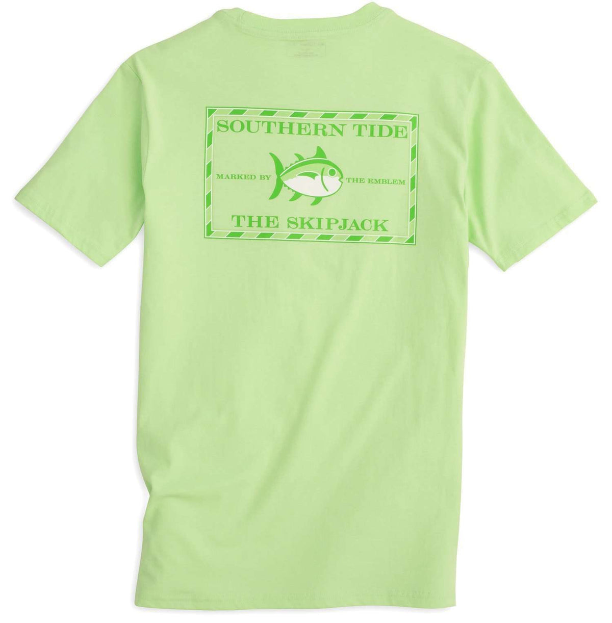 Ladies Original Skipjack Tee Shirt in Lime by Southern Tide - Country Club Prep