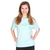 Ladies Original Skipjack Tee Shirt in Pool by Southern Tide - Country Club Prep