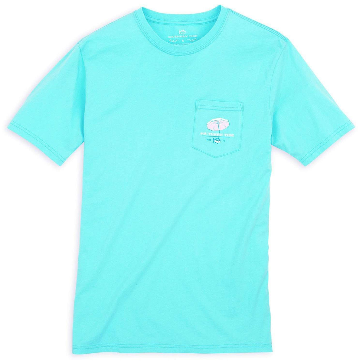 Ladies The Sea Will Set You Free Tee in Crystal Blue by Southern Tide - Country Club Prep