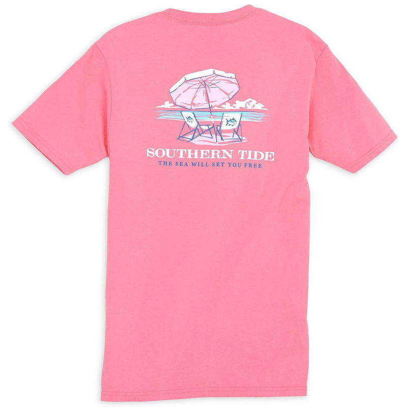 Ladies The Sea Will Set You Free Tee in Smoothie by Southern Tide - Country Club Prep