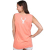 Lake Hair Don't Care Tank in Coral by Jadelynn Brooke - Country Club Prep