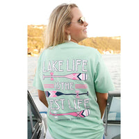 Lake Life is the Best Life Tee in Island Paradise by Jadelynn Brooke - Country Club Prep