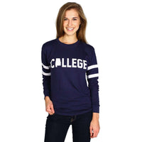 Long Sleeve Alabama College Jersey by Jadelynn Brooke - Country Club Prep