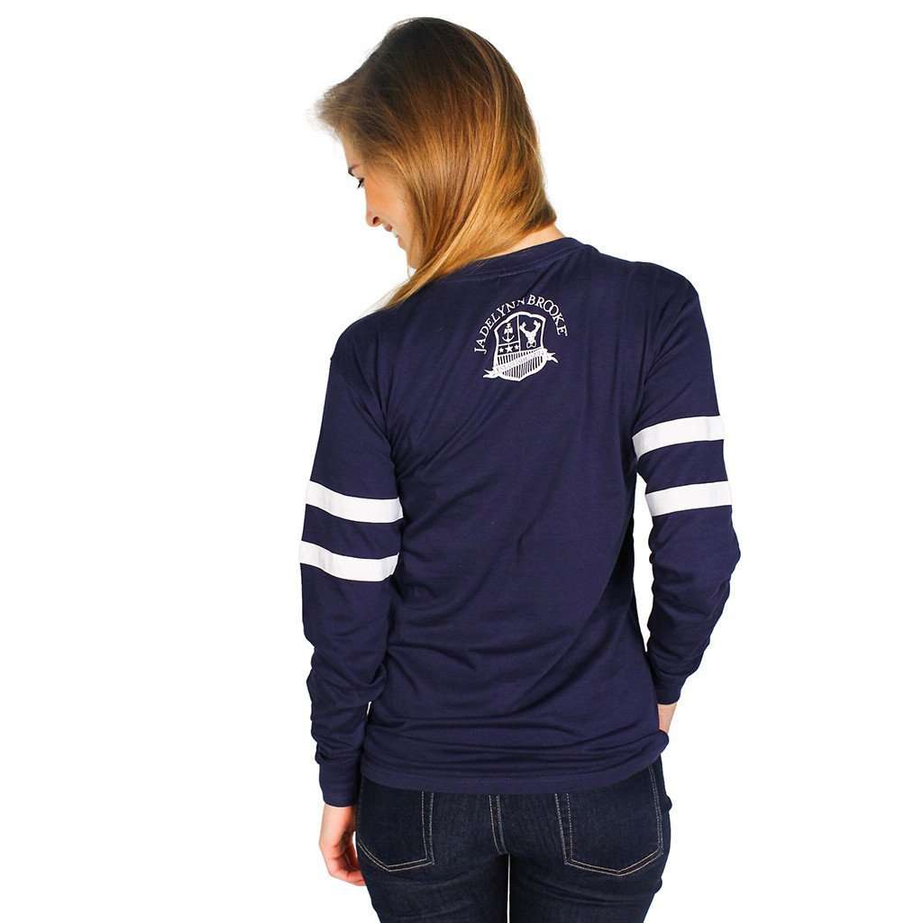 Long Sleeve Alabama College Jersey by Jadelynn Brooke - Country Club Prep