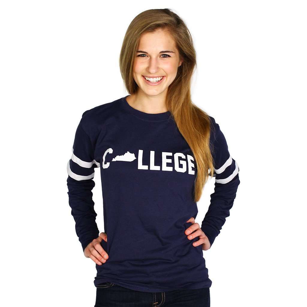 Long Sleeve Kentucky College Jersey by Jadelynn Brooke - Country Club Prep