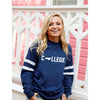 Long Sleeve North Carolina College Jersey by Jadelynn Brooke - Country Club Prep