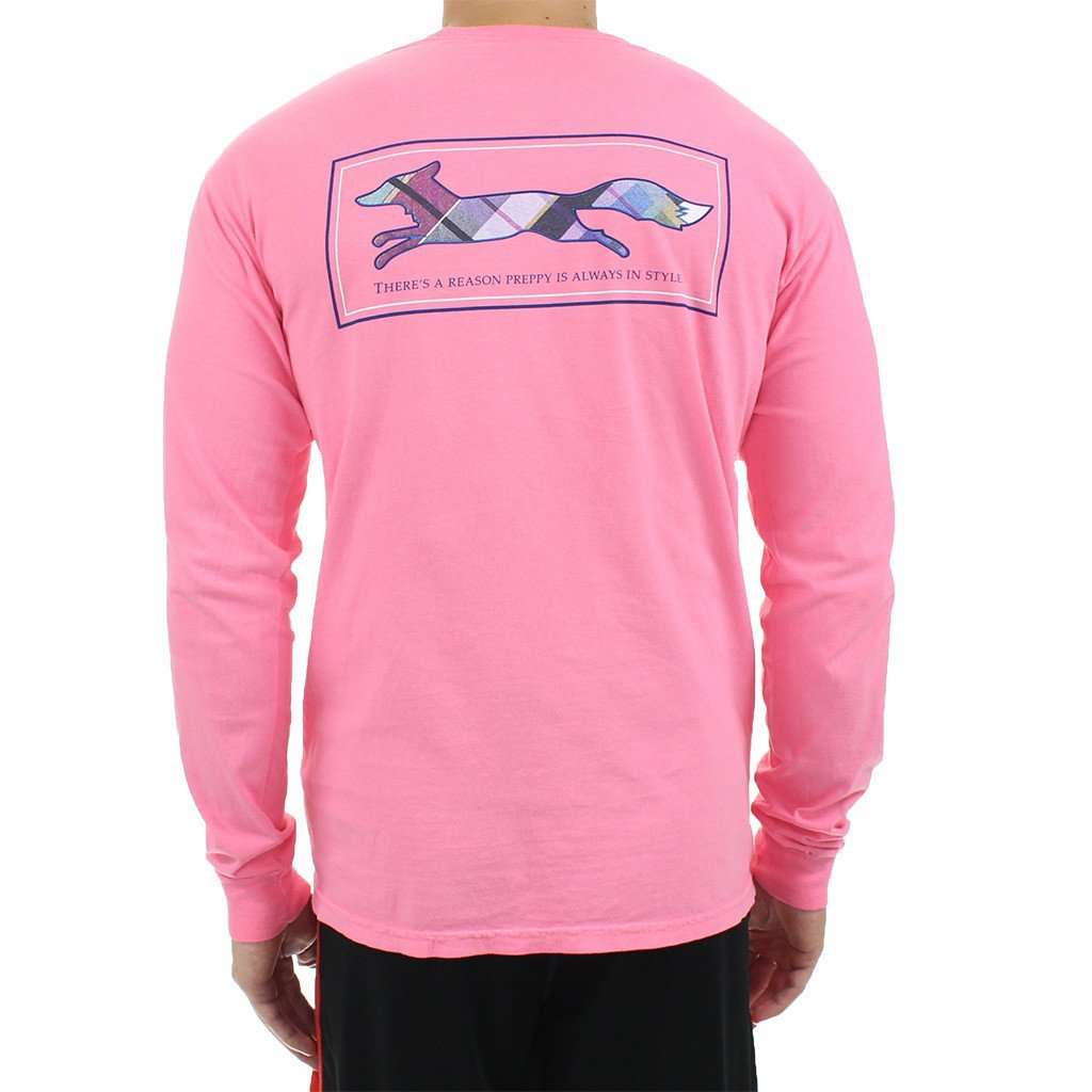 Longshanks Long Sleeve Tee Shirt in Pink by Country Club Prep - Country Club Prep