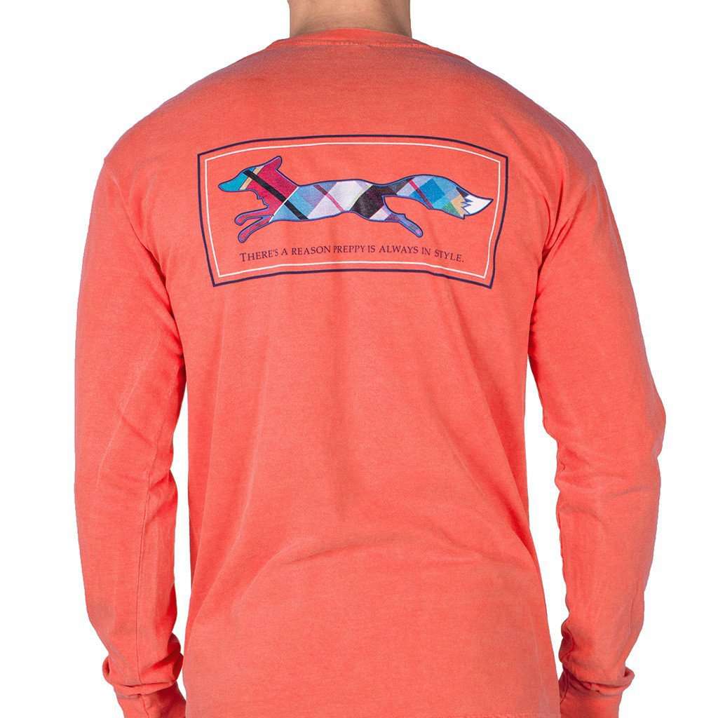 Longshanks Long Sleeve Tee Shirt in Watermelon by Country Club Prep - Country Club Prep