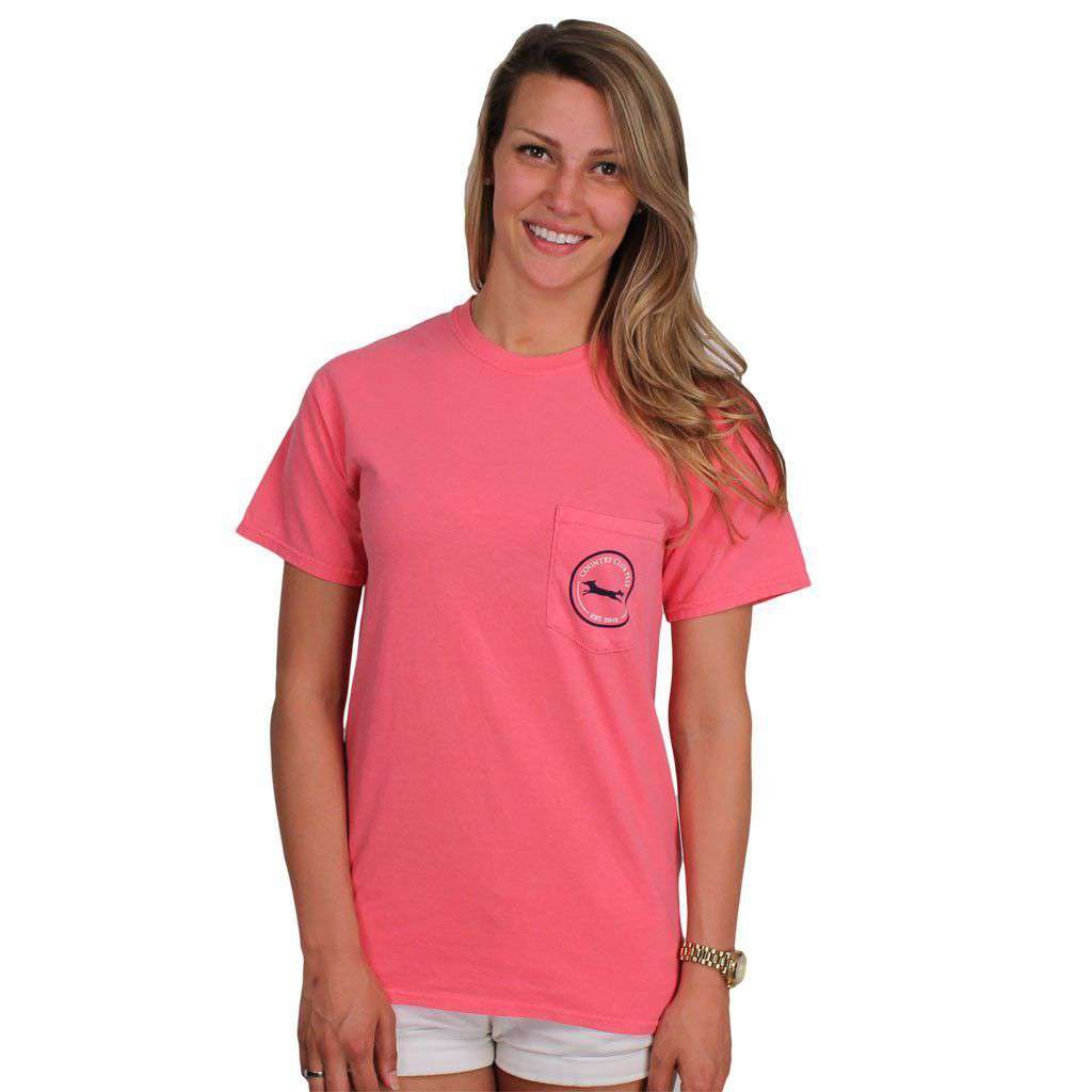 Longshanks Tee Shirt in Watermelon by Country Club Prep - Country Club Prep