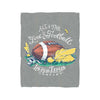 Love and Football Long Sleeve Tee in Dark Heather Grey by Lauren James - Country Club Prep