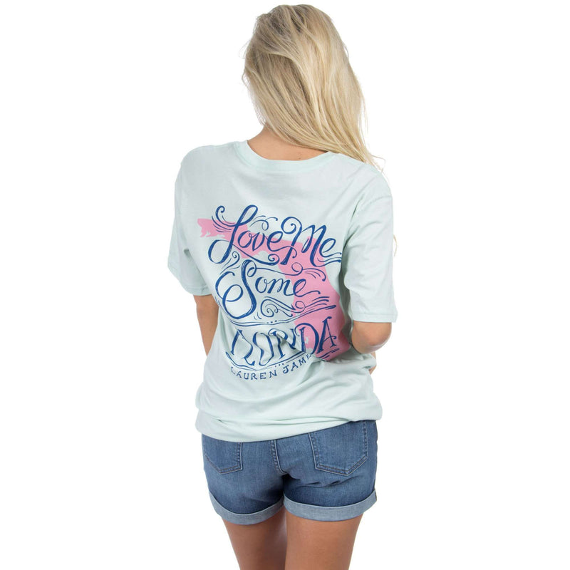 Love Me Some Florida Tee in Mint by Lauren James - Country Club Prep